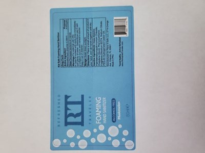 Label (Refreshed Traveler Foaming Hand Sanitizer Ndc)